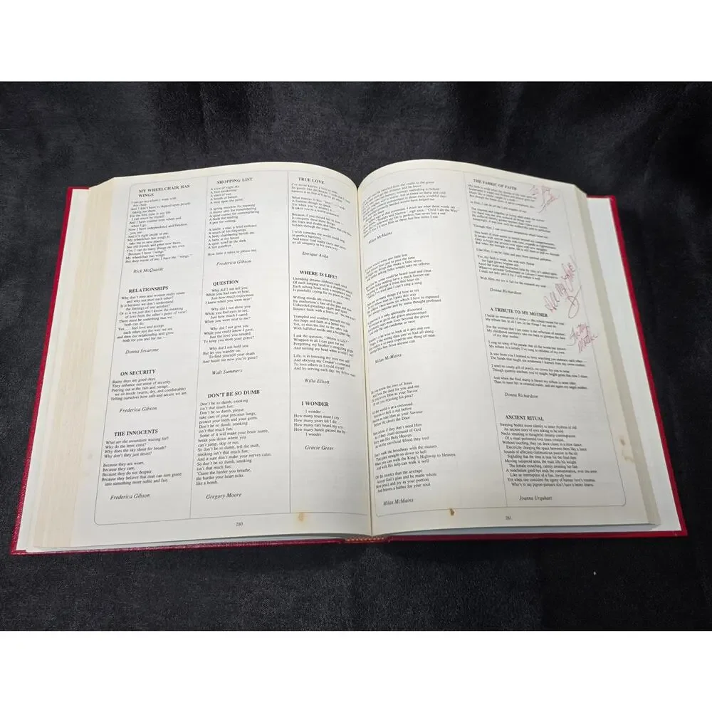 American Poetry Anthology Volume VII Number 3 Edited by John Frost Hardback Book